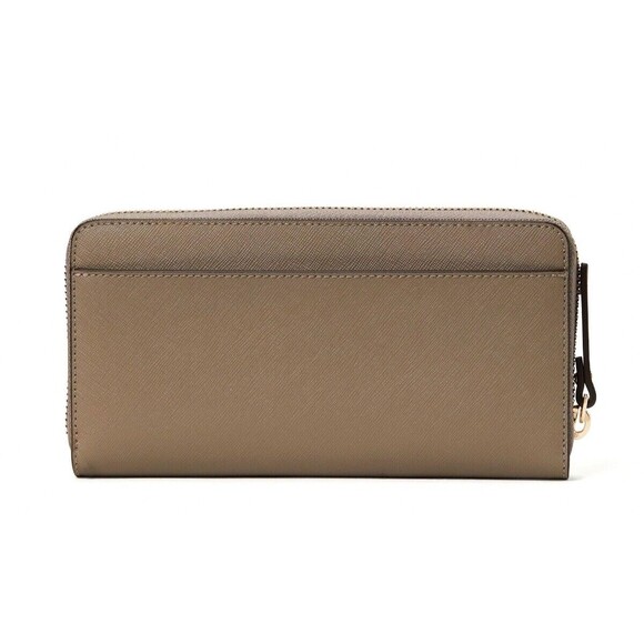 New Kate Spade Laurel Way Neda Large Wallet Saffiano Leather Thunder Cloud - Picture 2 of 3